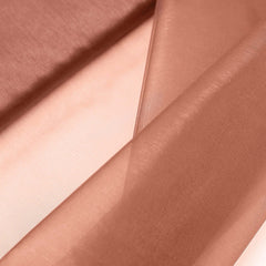 54"x10yd Terracotta (Rust) Solid Sheer Chiffon Fabric Bolt, DIY Voile Drapery Fabric